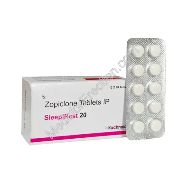 SleepiRest 20 mg (zopiclone) Tablets