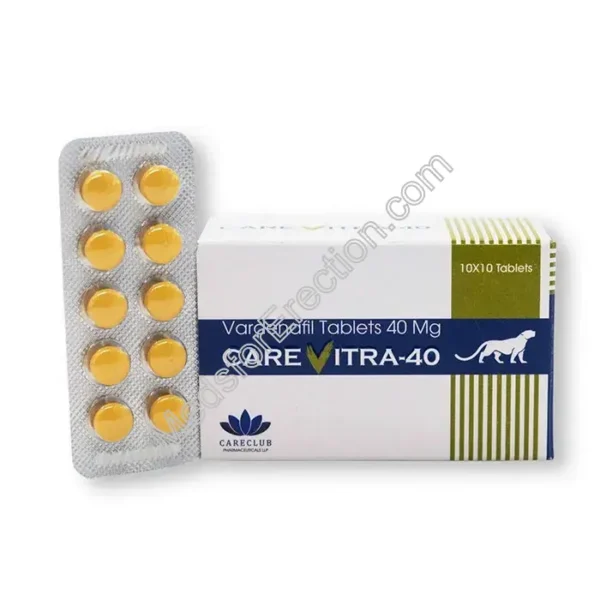 Carevitra 40 (Vardenafil) Tablet