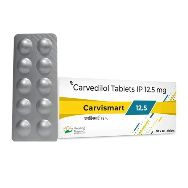 Carvismart 12.5mg (Carvedilol 12.5mg)