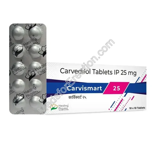 Carvismart 25mg (Carvedilol 25mg)