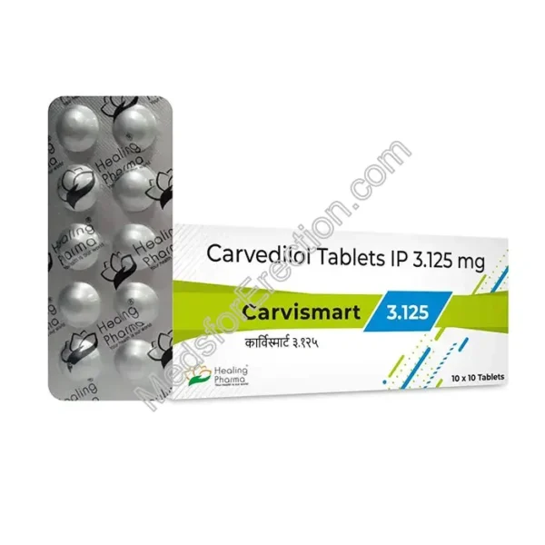 Carvismart 3.125mg (Carvedilol 3.125mg)