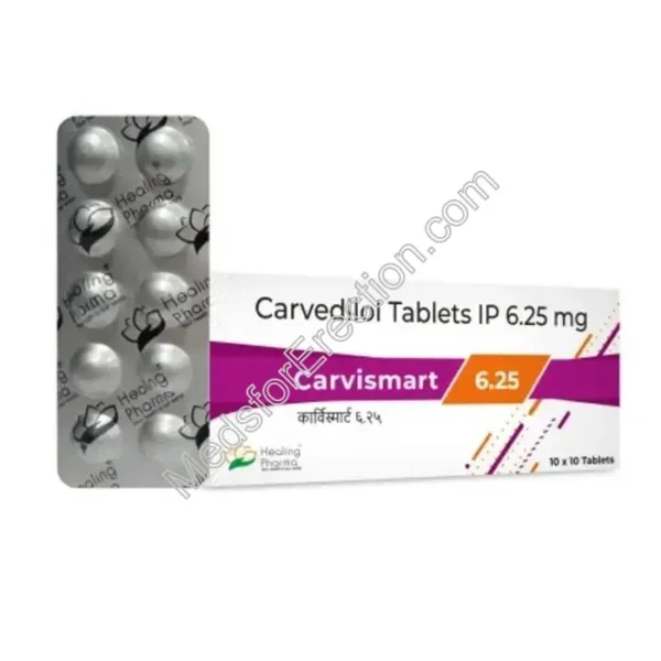 Carvismart 6.25mg (Carvedilol 6.25mg)