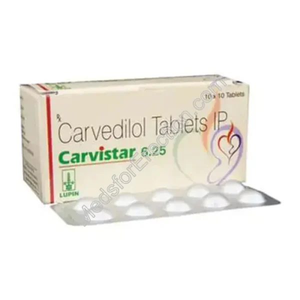 Carvistar 6.25mg (Carvedilol 6.25mg)