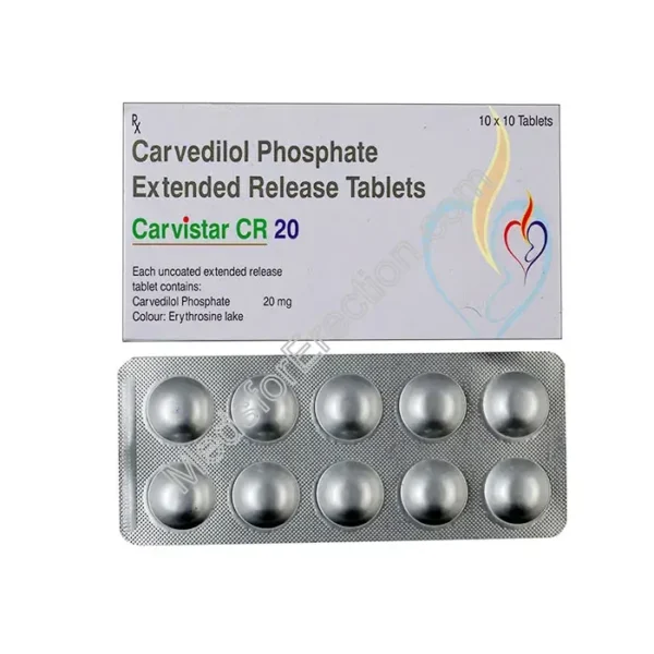 Carvistar CR 20mg (Carvedilol 20mg)