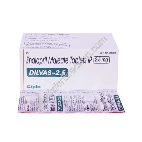 Dilvas 2.5 mg Tablet