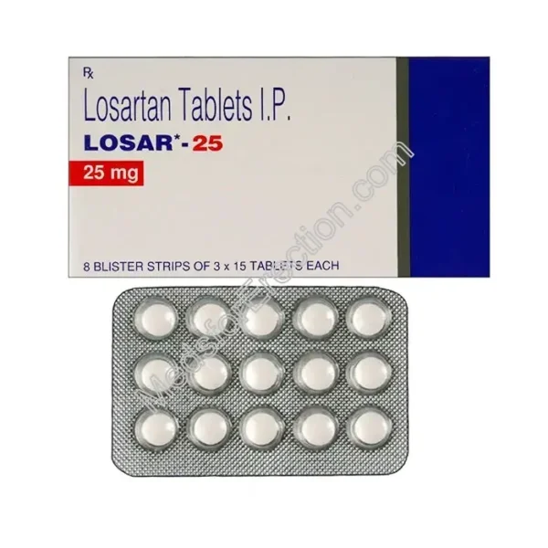 Losar 25 mg Tablet