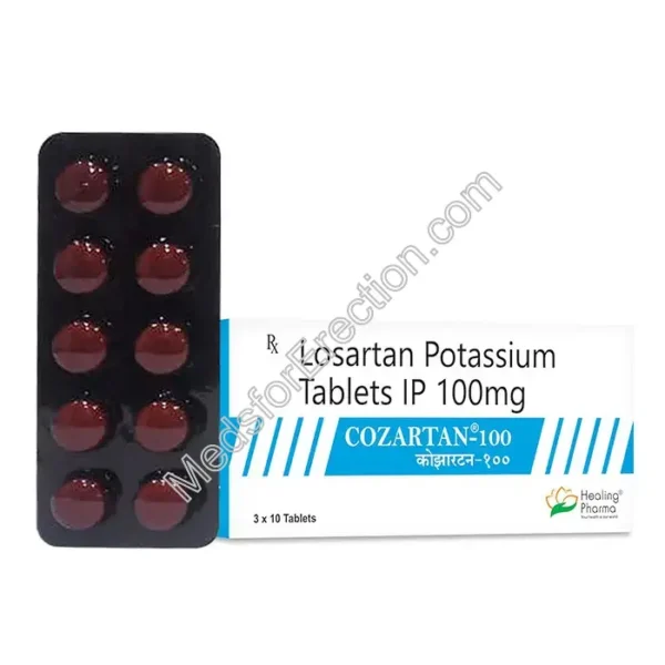 Losartan 100 mg Tablet (Cozartan)