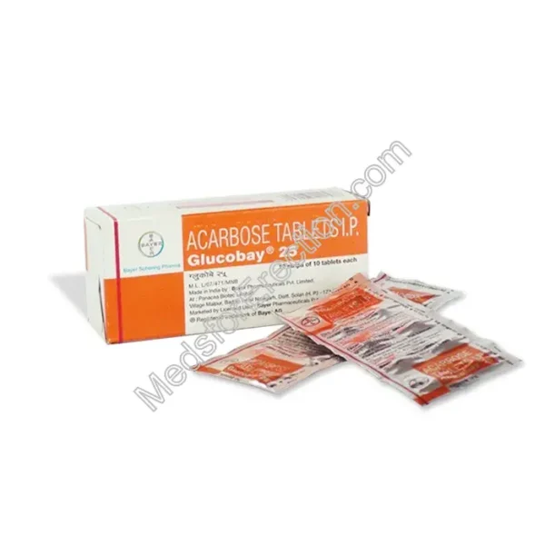 Glucobay 25 mg Tablet